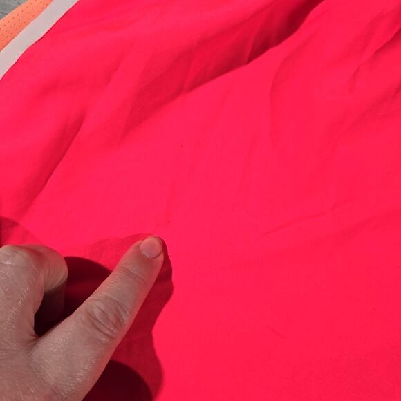 Nike Dri-Fit Running Shorts Orage/White/Pink sz Small - Picture 4 of 4